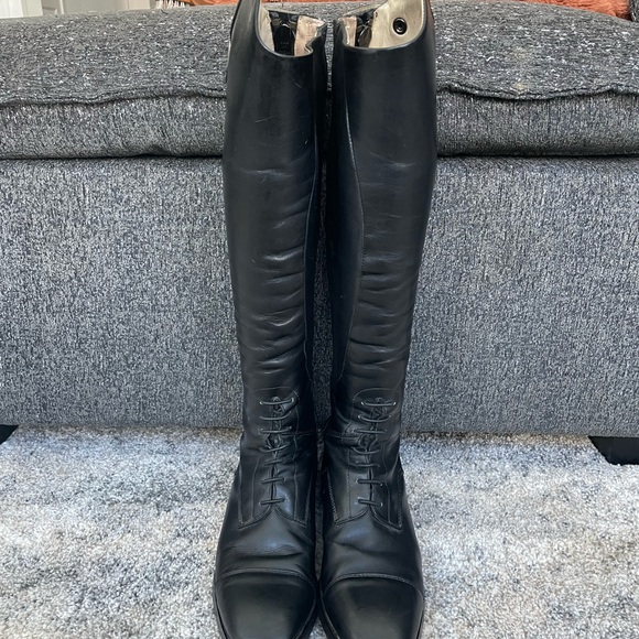 Ariat Monaco Original Field Boots Size 9 Full Calf Reg Height - Picture 2 of 3